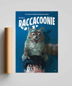 Raccacoonie Everything Everywhere All At Once Poster, Everything Everywhere All At Once Movie Poster, Wall Decor, Wall Poster