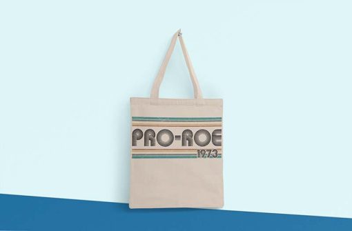 Retro 1973 Pro Roe Tote Bag, Protect Roe V Wade, My Body My Choice Tote Bag, Reproductive Rights, Gift for Activist