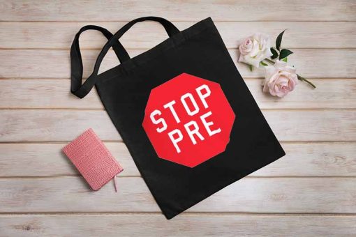 Stop Pre Tote Bag, Ryan Crouser Bag, Stop Pretending Your Racism, Stop Being Racist Tote Bag, Shopping Bag, Human Rights, Canvas Tote
