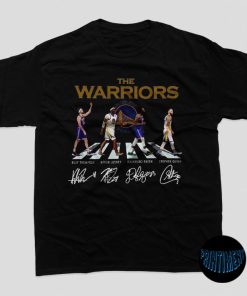 The Warriors Abbey Road Signatures T-Shirt, Stephen Curry Shirt, Golden State Warriors, Kevon Looney Shirt for Fan, Basketball Shirt