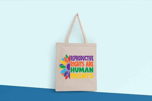 Reproductive Rights Human Rights Tote Bag, Abortion Is Healthcare Bag, Women’s Rights Pro-Choice, Roe V Wade, Canvas Tote