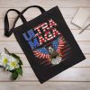 Ultra Maga US Flag Tote Bag, America Patriot, Memorial Day Bag, Funny Trump Biden, MAGA King Tote Bag