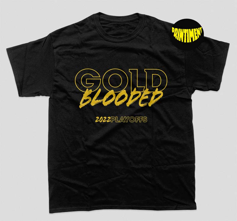 Golden State Warriors Gold Blooded 2023 Playoffs T Shirts - Clgtee