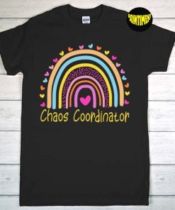 Childcare Chaos Coordinator T-Shirt, Provider Rainbow Shirt, Kindergarten Shirt, Funny Teacher Shirt