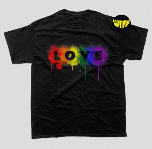 LGBT Pride Month Shirt, Rainbow LGBTQ T-Shirt, Love Wins Shirt, LGBT Shirt, Pride Gift, Support LGBTQ Tee, Pride Month Shirt for Men & Women