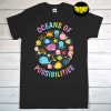 Oceans Of Possibilities Summer Reading 2022 Librarian T-Shirt, Sea Animal Lovers, Beach Vibes Tee