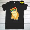 Cat LGBT Gay Rainbow Pride Flag T-Shirt, Gay Pride LGBTQ Tee, Cat Lover Gift, Sunglasses Shirt, Equality Shirt