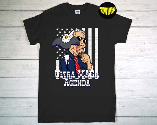 Ultra Maga Agenda Biden T-Shirt, Proud Ultra Maga Shirt, Happy Ultra Maga Shirt, Funny Anti Biden Shirt