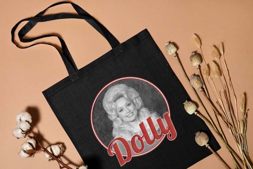 The Classic Dolly Parton Tote Bag, Dolly Rebecca Parton, Country Music, Music Lover Gift, Tote Bag for Dolly Parton Fan