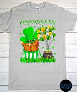Patricks Chicken T-Shirt, Funny Fried Chicken Are My Lucky Charms St Patrick's Day Shirt, Fried Chicken Leprechaun Patrick's Day
