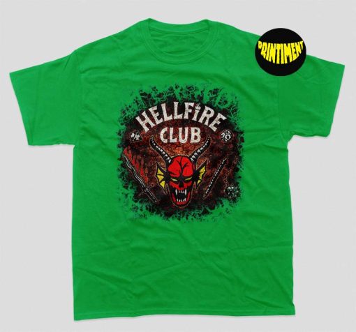 Hellfire Club Skull and Weapons T-Shirt, Stranger Things New Seasson, Stranger Things Shirt, Stranger Things 4 Shirt