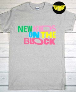 Retro NKOTB New Kids On The Block Texto T-Shirt, Classic POP Music Shirt, NKOTB Shirt For Fans, Classic POP Music Shirt