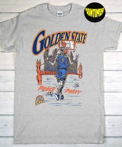 Jordan Poole Vintage 90s T-Shirt, Poole Party Skullcap Shirt, Warriors Jordan Poole Shirt, Basketball Shirt