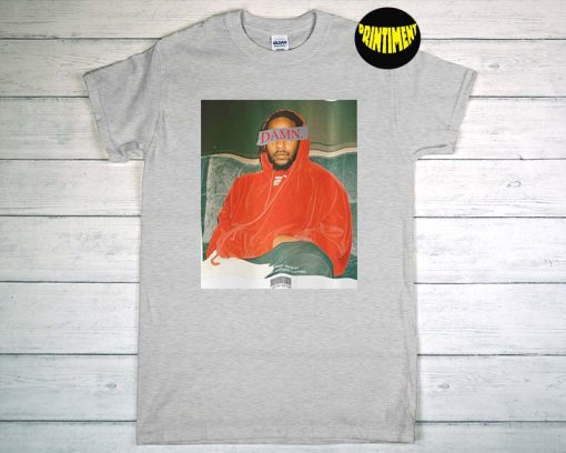 Kendrick Lamar Vintage Graphic T-Shirt, Kendrick Lamar Damn, Damn Album Cover Art, Gift for Music Lover