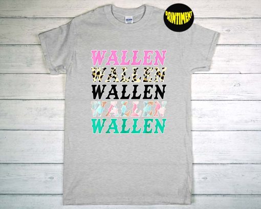 Morgan Wallen T-Shirt, Cowboy Wallen Shirt, Pink Leopard Design Outfit, Country Concert Shirt, Western Shirt