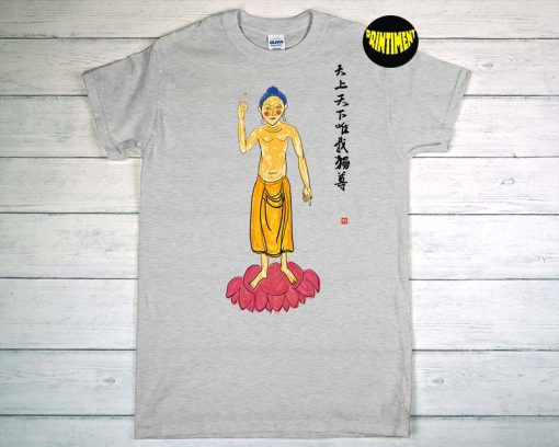 Vesak Day Honoring Shakyamuni Gautama's T-Shirt, Birth Buddhist Art, Buddhist Buddha Shirt, Zen Meditation Shirt