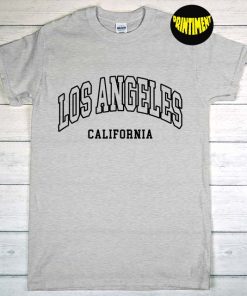 Los Angeles T-Shirt, California Shirt, Los Angeles Lovers Shirt, State Shirts, West Coast Shirt, Gift for LA Lovers