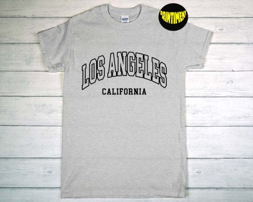 Los Angeles T-Shirt, California Shirt, Los Angeles Lovers Shirt, State Shirts, West Coast Shirt, Gift for LA Lovers