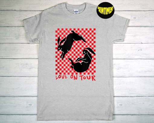 Harry Styles Rabbit Love On Tour Essential T-Shirt, Essential Shirt, Fan Merch, Unisex Heavy Cotton Tee
