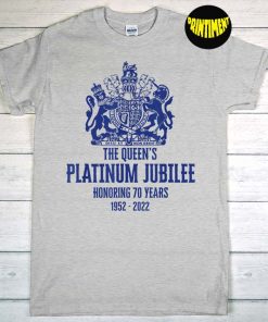 British Queen Monarchy Platinum Jubilee 70th Anniversary T-Shirt, Queen Jubilee 2022 Shirt, Queen Elizabeth Shirt