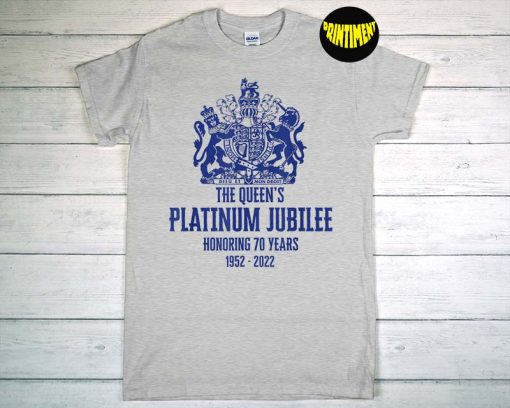 British Queen Monarchy Platinum Jubilee 70th Anniversary T-Shirt, Queen Jubilee 2022 Shirt, Queen Elizabeth Shirt