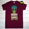 Ancient Astronaut Theorist Say Yes as T-Shirt, UFO Ancient Astronaut Shirt, Gift for Ancient Alien Art