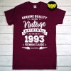 Born in 1993 Vintage Birthday T-Shirt, Made in 1993 Shirt, 29 Years Old Shirt, Classic Birthday Clothing