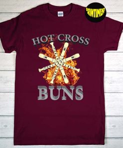 Hot Cross Buns Pattern for Dad T-Shirt, Hot Cross Buns Shirt, Funny Gift for Hot Cross Buns Lovers