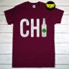 CHI Chicago Beer Bottle Irish T-Shirt, Local Chicago Shirt, Beer Shamrock Clover, St Patrick's Day Green Shirt