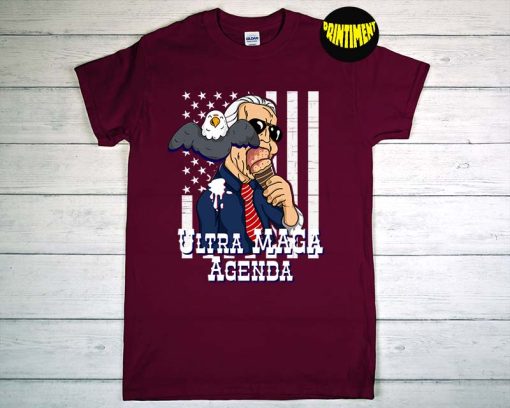 Ultra Maga Agenda Biden T-Shirt, Proud Ultra Maga Shirt, Happy Ultra Maga Shirt, Funny Anti Biden Shirt
