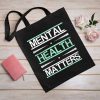 Mental Health Awareness Stigma Tote Bag, Mental Health Gifts, Motivational Gift, Self Love, Self Care, Unique Tote Bag