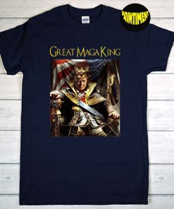 Great Maga King T-Shirt, Trump 2024 Shirt, Awakened Patriot, Republican Shirt, Republican Gift, Trump Ultra Maga Shirt