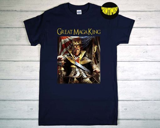 Great Maga King T-Shirt, Trump 2024 Shirt, Awakened Patriot, Republican Shirt, Republican Gift, Trump Ultra Maga Shirt