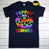 Poppin Into Summer T-Shirt, Students Kids Shirt, End Of the Year Last Day Of School Shirt, Sensory Fidget Toys Shirt