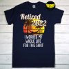 Palmtree Sunset Retirement 2022 T-Shirt, Travel Lover Idea, Beach Shirt, Retirement Gifts for Women