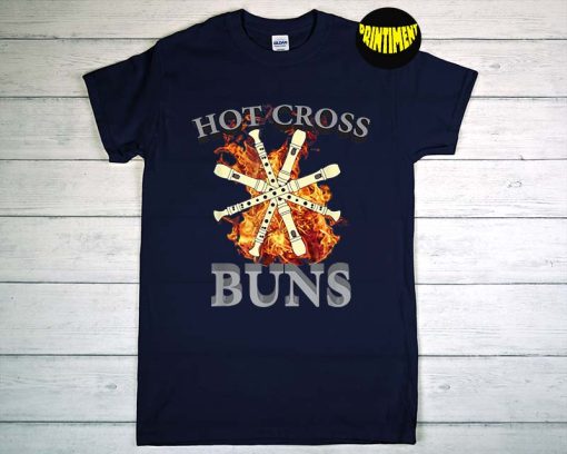 Hot Cross Buns Pattern for Dad T-Shirt, Hot Cross Buns Shirt, Funny Gift for Hot Cross Buns Lovers