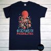 Oceans of Possibilities Summer Reading 2022 T-Shirt, Octopus Shirt, Summer Reading, Ocean and Book, Best Gift Shirt