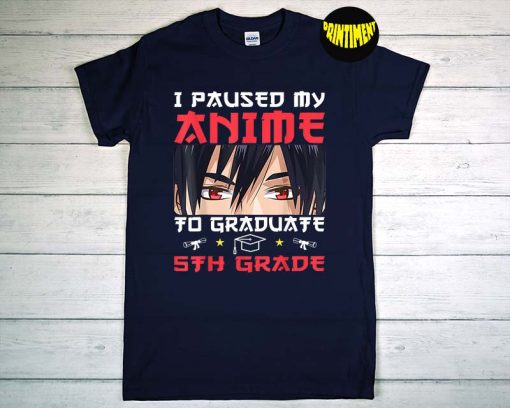5th Grade Graduation anime 2022 Graduate Boys T-Shirt, Picture Day Shirt, Senior 2022 Gift, Gift for Graduate