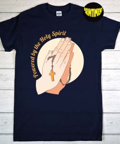 Powered by the Holy Spirit T-Shirt, Religious Shirt, Christian Tee, Jesus Shirt, Funny Christian Shirt