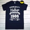 Born in 1986 Vintage Birthday T-Shirt, 36th Birthday Party Shirt, Birthday Best Friend, Birthday Gift For Men