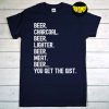 Beer Grilling Meat Father's Day T-Shirt, Grill Timer Shirt, Beer Party Shirt, Beer Season Shirt, Gift for Dad