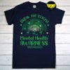 Break The Stigma Mental Health T-Shirt, Green Rainbow Shirt, Ribbon Stigma Shirt, Mental Health Month Shirt