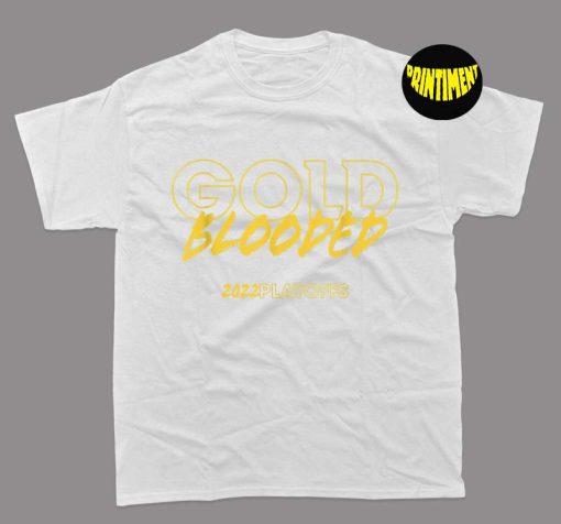 Gold Blooded 2022 Playoffs T-Shirt, Golden State Warriors, Warriors Gold Blooded Shirt, 2022 Nba Playoffs Shirt
