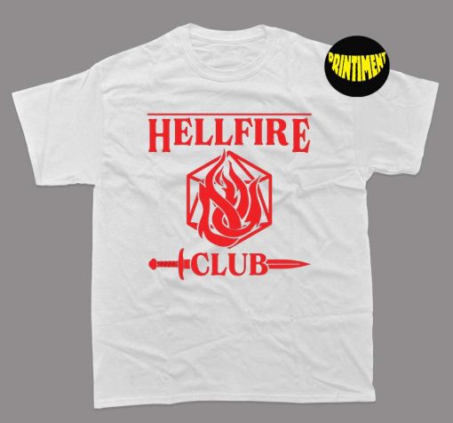 Hellfire Club T-Shirt, Stranger Things Hellfire Club Shirt, Dungeons and Dragons Shirt, Hell Fire Club Tee