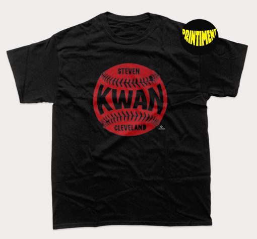 Steven Kwan Men's Cotton T-Shirt, Cleveland Baseball, Steven Kwan Cleveland Baseball, Cleveland Shirt