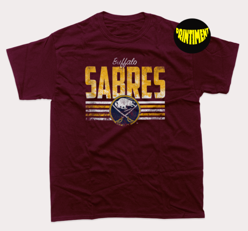 NHL Buffalo Sabres T-Shirt, Buffalo Hockey Fan Shirt, Hockey Champion Shirt, Hockey Team, Gift for Fan
