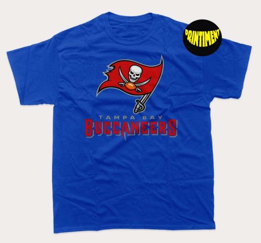 Tampa Bay Buccaneers T-Shirt, Tampa Bay Team Shirt, Bucs Shirt, Tom Brady Bucs Shirt, Tampa Bay Buccaneers Logo Tee