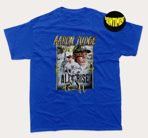 New York Yankees T-Shirt, Aaron Judge 90s Shirt, Baseball Shirt, MLB Fan Gift, Gift for MLB Baseball Fan