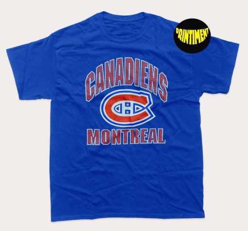 90’s Montreal Canadiens T-Shirt, Hockey Champion Shirt, Montreal Canadiens Hockey, Hockey Team Shirt