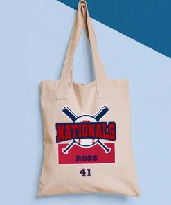 Joe Ross Tote Bag, Baseball Team Bag, Washington Nationals Fans, Baseball Player Fan